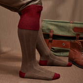 Tabac & Grenat - Laine