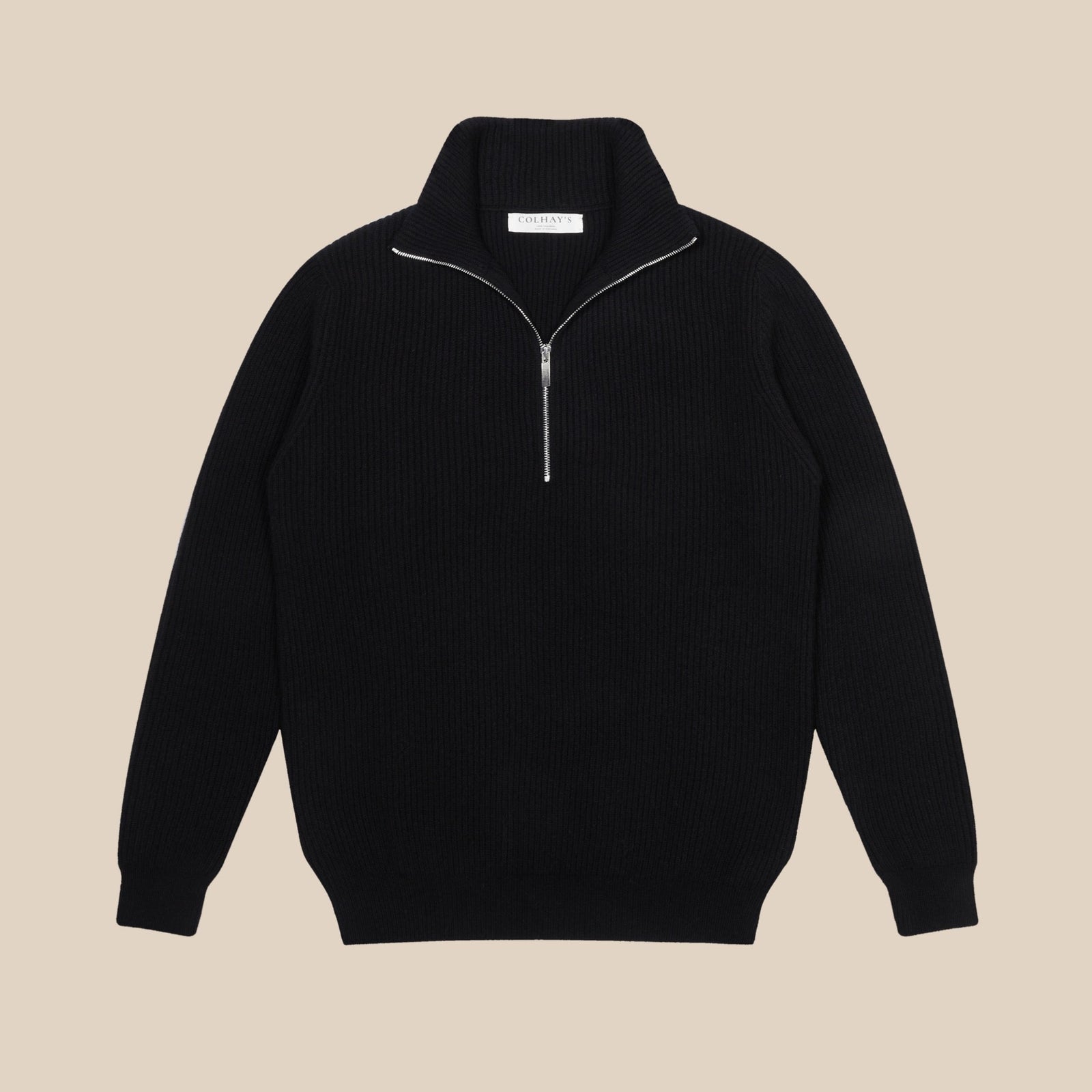 Cashmere Alpine Half Zip Sweater In
