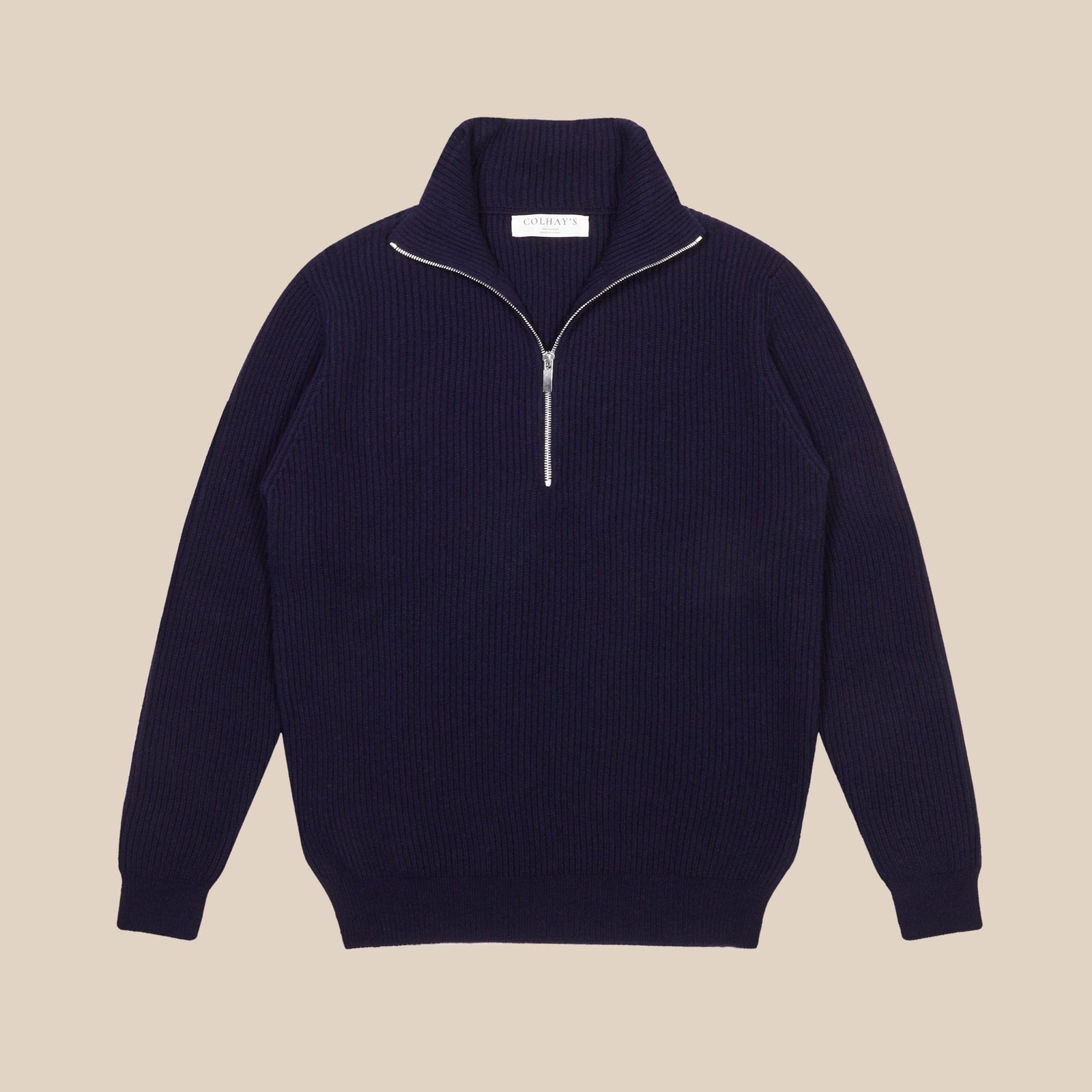 Cashmere Alpine Half Zip Sweater In