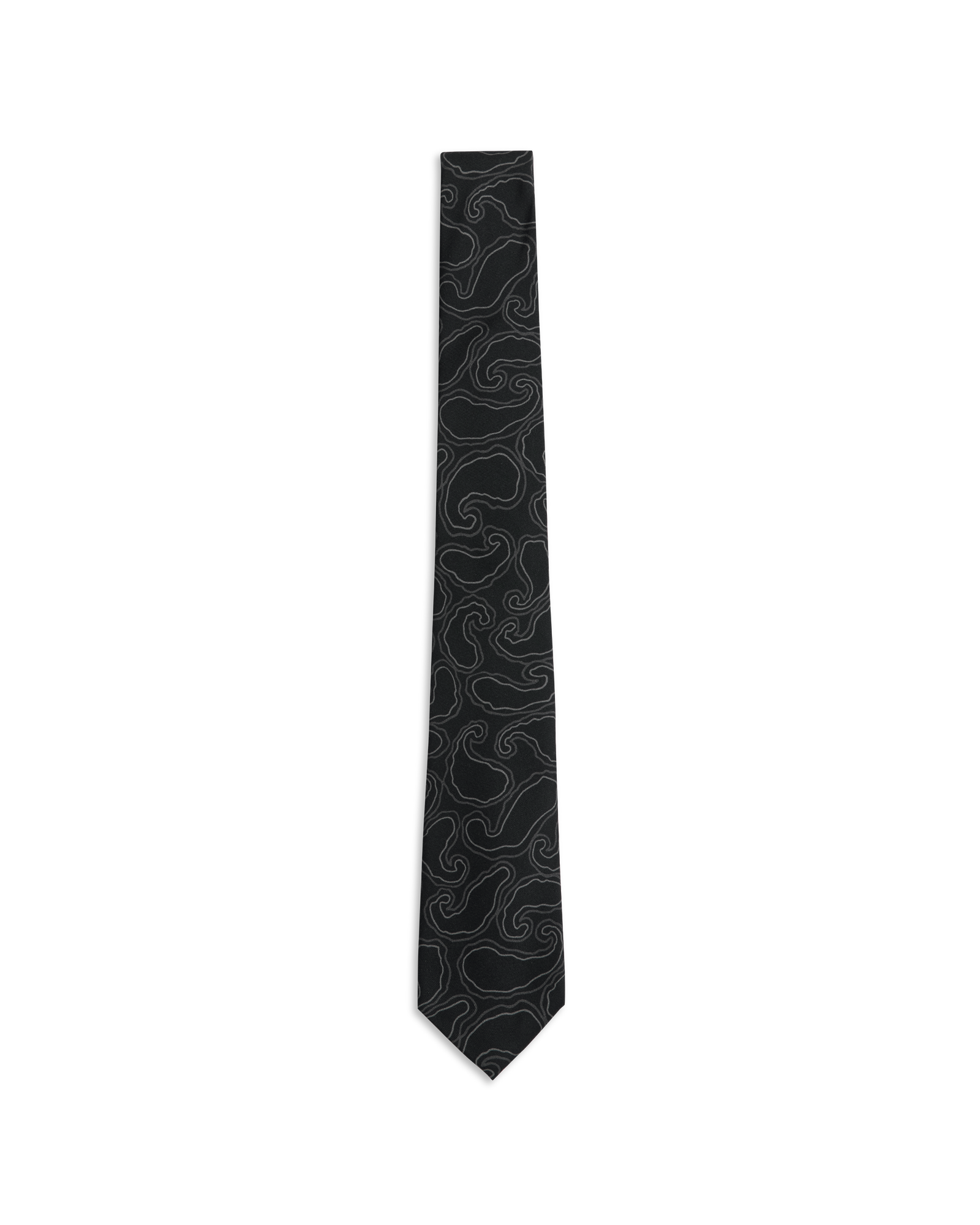 Hand Drawn Paisley Tie