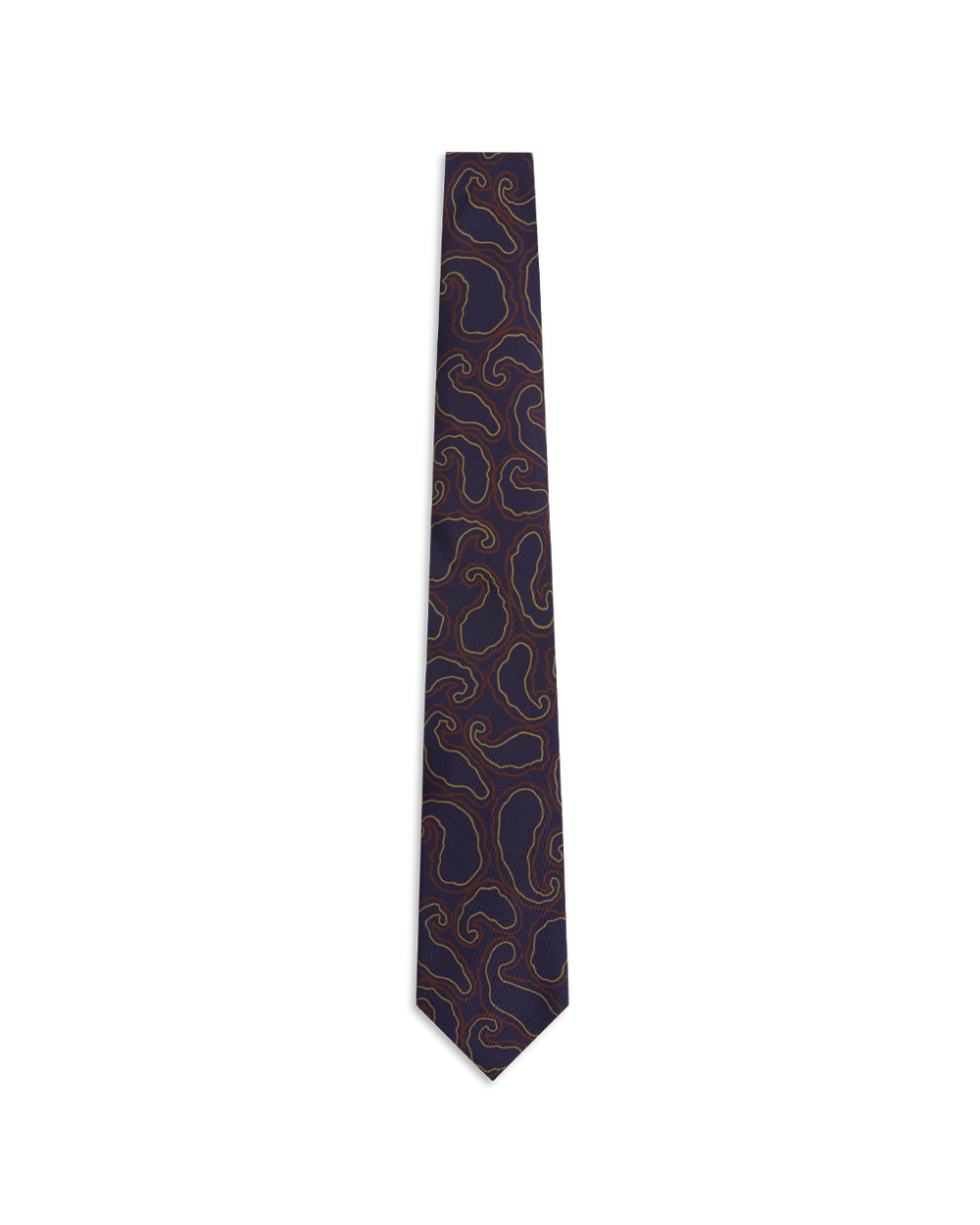Hand Drawn Paisley Tie