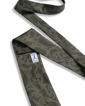 Hand Drawn Paisley Tie Grey