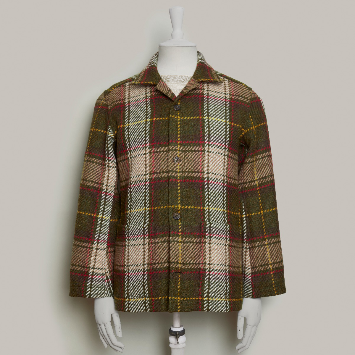 Artisan Woven Tartan Jacket In
