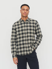 RAYMOND 30-22-2 | Loose Cut Shirt | Black Checks