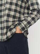 RAYMOND 30-22-2 | Loose Cut Shirt | Black Checks