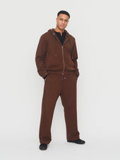 EDDY 30-120-9 | Zipper Hoodie | Almond