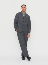 JOSEF 30-29-5 | Easy Four Button Blazer | Broken Grey