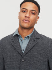 JOSEF 30-29-5 | Easy Four Button Blazer | Broken Grey