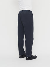 TRYGVE 30-26-3 | Cropped Workwear Trousers | Blue Whale