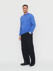 ESKE 30-04-3 | Knitted Crew Neck Sweater | Ice Blue