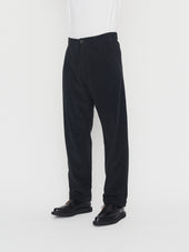 SUNE 30-35-2 | Classic Pleated Trousers | Dusty Black