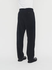 SUNE 30-35-2 | Classic Pleated Trousers | Dusty Black