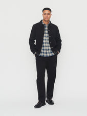 RAYMOND 30-22-3 | Loose Cut Shirt | Blue Checks
