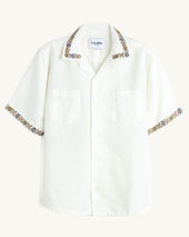Harmony Embroidered SS - White