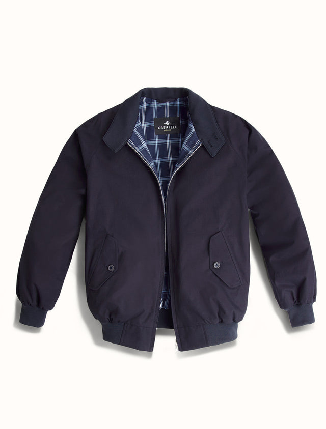 Harrington Peached Cotton Navy