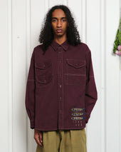 Harvest Shirt Purple Fish