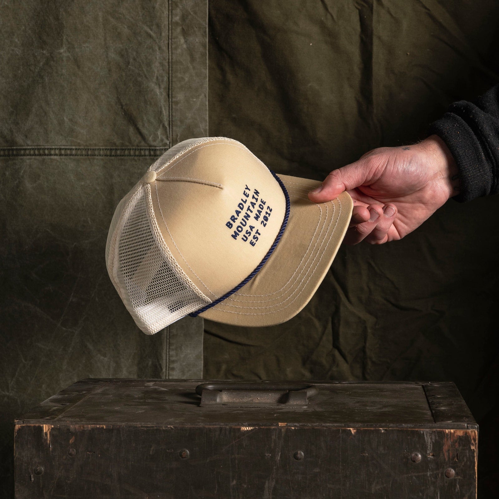 Heritage Trucker Hat Navy Rope