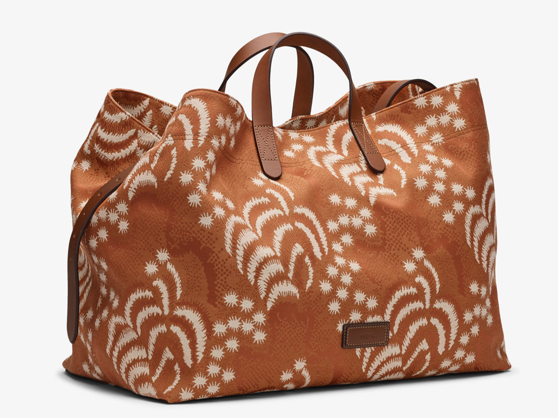 M S Haven Palm Jacquard Cuoio