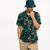 Hawaiian Print Camp Shirt