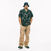 Hawaiian Print Camp Shirt
