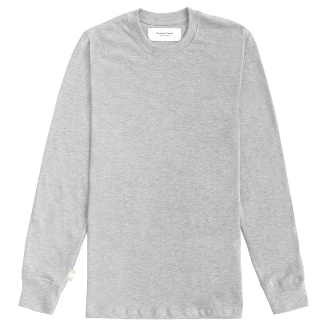 Monday Long Sleeve Tee Heather Grey - Unisex