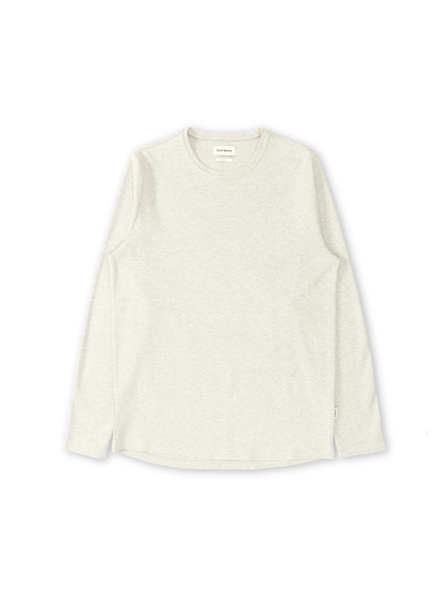 Heavy Long Sleeve Plain T Shirt Tavistock Grey