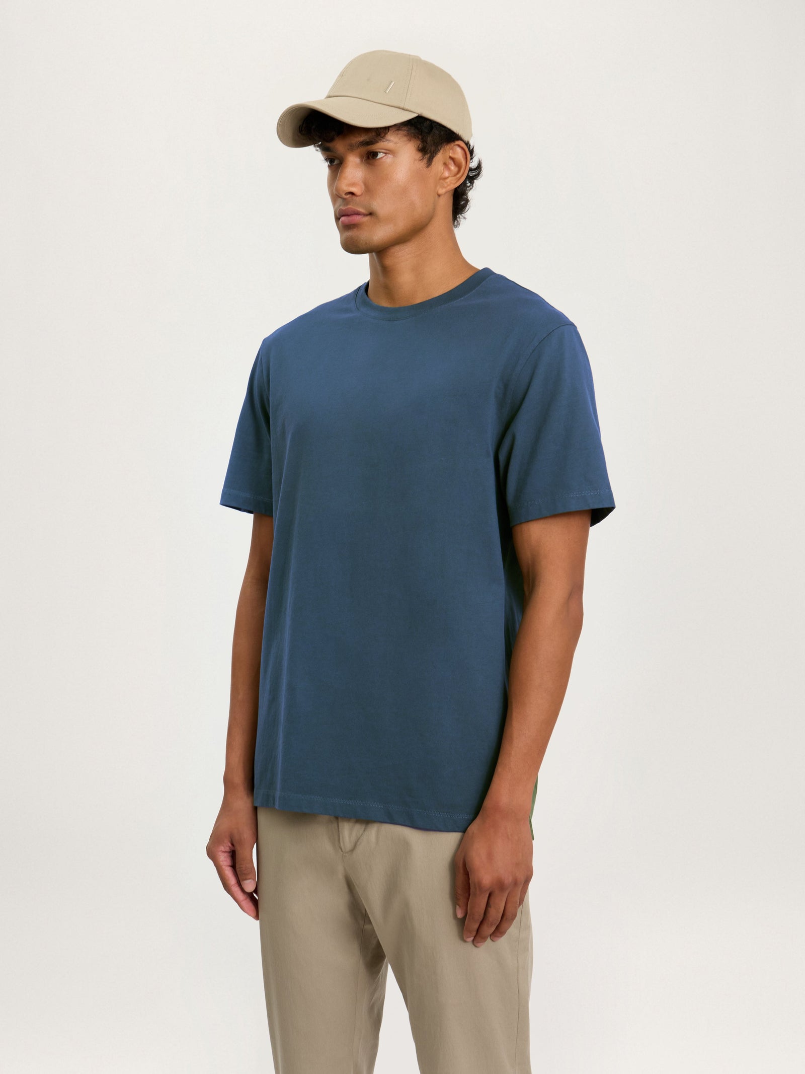 The Heavyweight Tee Petrol Organic Cotton