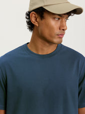 The Heavyweight Tee Petrol Organic Cotton