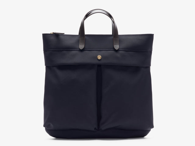 M/S Helmet Bag – Navy/Dark Brown