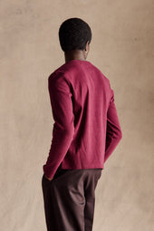 Ribbed Henley Shirt