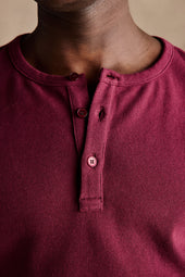 Ribbed Henley Shirt