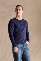 Ribbed Henley Shirt