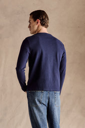Ribbed Henley Shirt