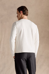 Ribbed Henley Shirt