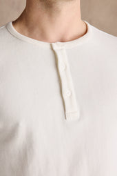 Ribbed Henley Shirt