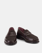 Henry Calf Suede Penny Loafer 144