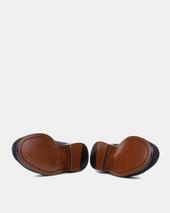 Henry Navy Suede Penny Loafer - 144