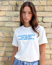 Montreal Bagels Tee Natural Unisex