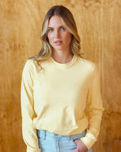 Monday Long Sleeve Tee Butter - Unisex
