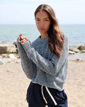 Cotton Knit Sweater Heather Unisex
