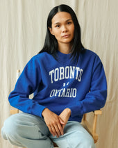 Toronto Fleece Sweatshirt Royal Unisex