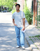 Montreal Bagels Tee Heather Grey Unisex