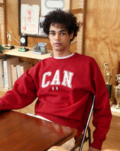 Can Sweatshirt Red Unisex