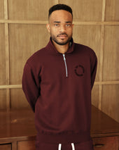 Half Zip Fleece Sweatshirt Unisex