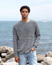 Cotton Knit Sweater Heather Unisex
