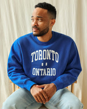 Toronto Fleece Sweatshirt Royal Unisex