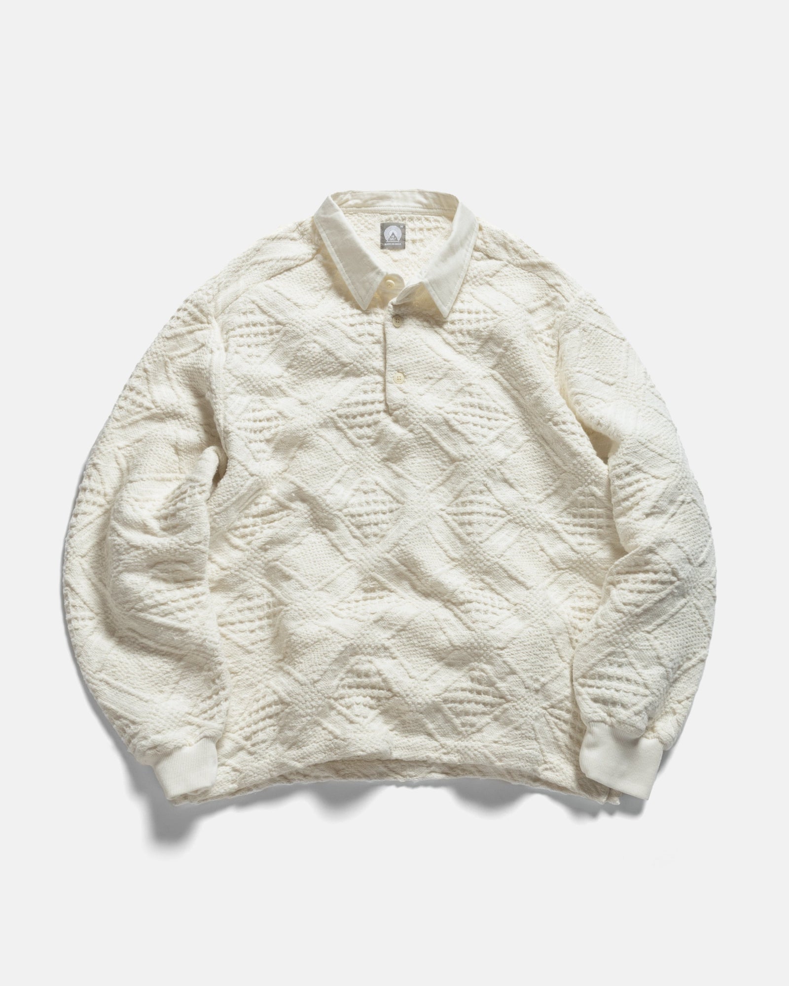 Homer Sweater Polo Handloom Cotton Blanketing