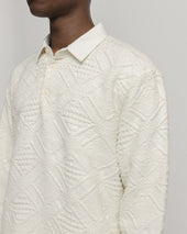 Homer Sweater Polo Handloom Cotton Blanketing
