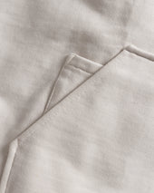 NOVIS HOODED SWEATSHIRT - ECRU 19oz. ALL COTTON LOOPBACK TERRY FLEECE