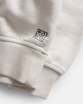 NOVIS HOODED SWEATSHIRT - ECRU 19oz. ALL COTTON LOOPBACK TERRY FLEECE